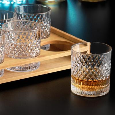 1/2/3/4 Stück Tassen 335 ml Transparente Whiskytasse für Party/Zuhause/Bar Europäische Kristallglas-Weintasse Großhandelstassen Becher Bierglas