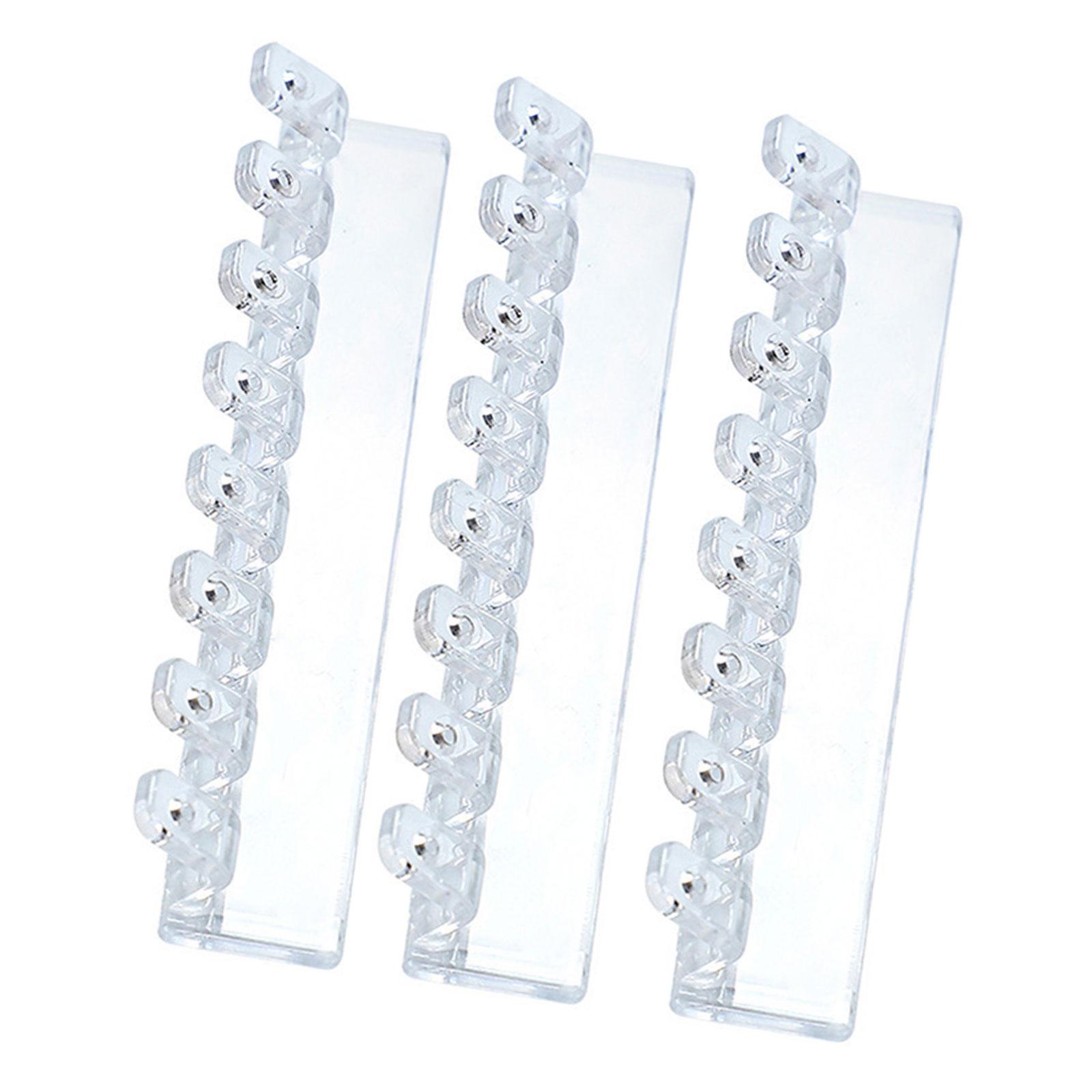 

Прозрачные органайзеры для ожерелий, подвески, пластиковые держатели для ожерелий и сережек, настенный органайзер для браслетов, колец и сережек