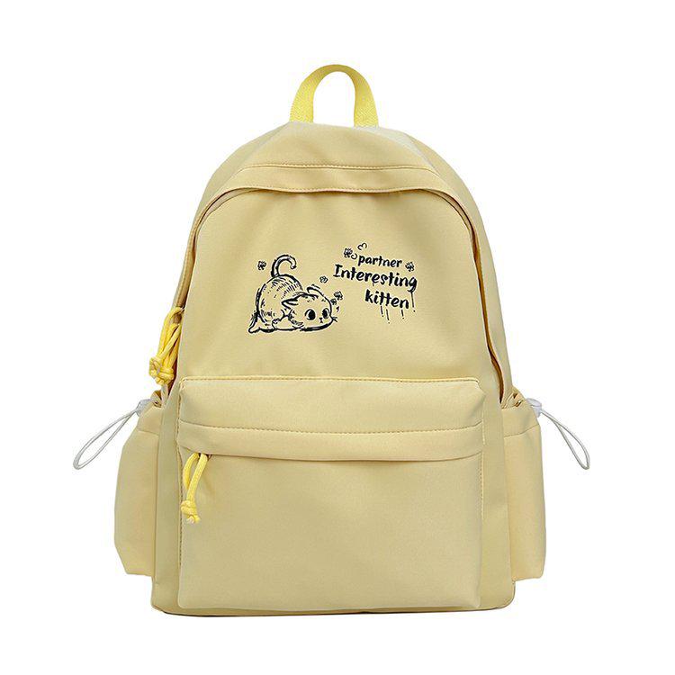 Large Capacity College-Style Backpack for Girls - Perfect for Junior High To University Students and Casual Travel.