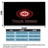 1PC Eintracht Frankfurt Custom Name Patterned Flannel Blanket Suitable For All Seasons for Home Decor Warmth and Comfort Gifts Holiday Present