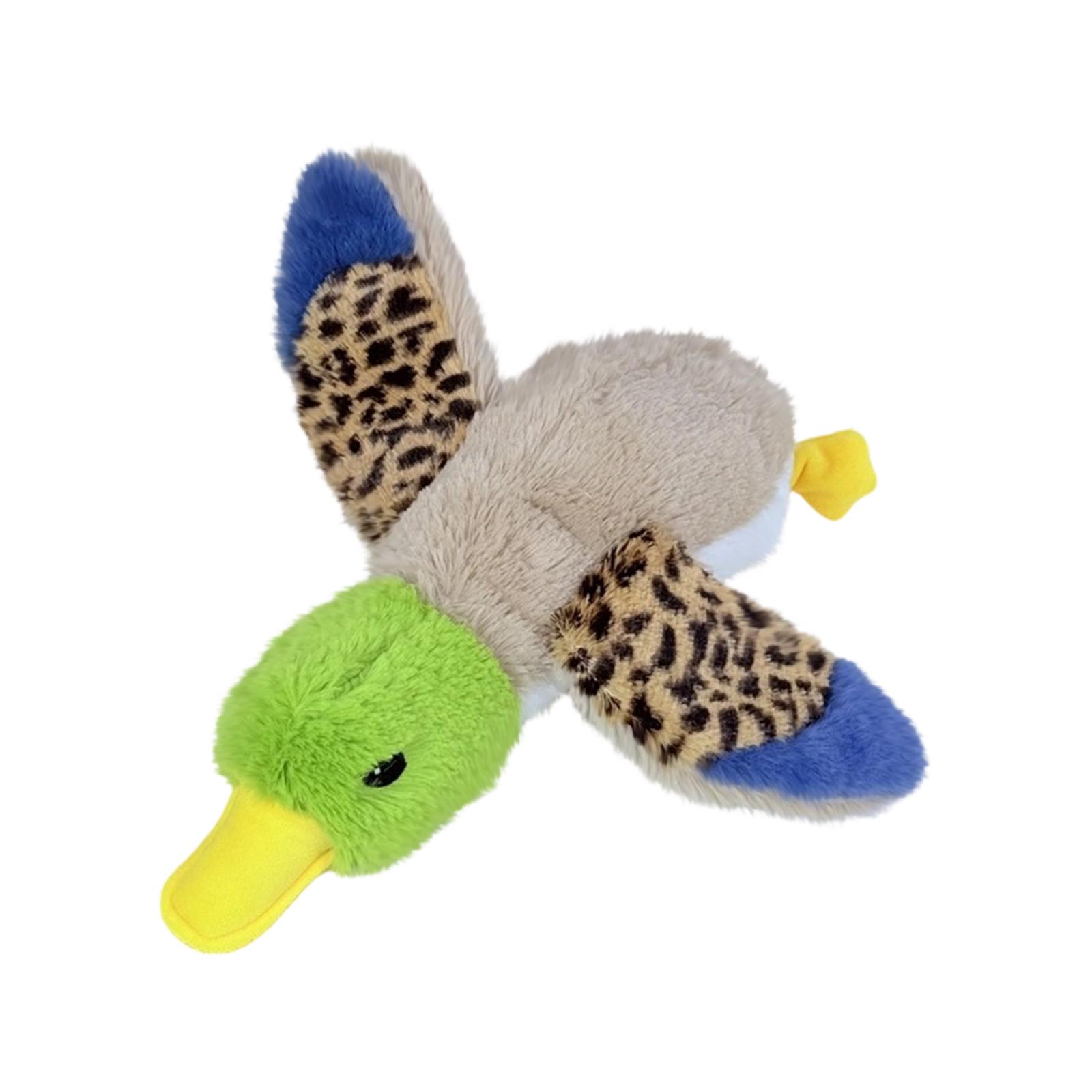 

Plush Dog Toy with Squeaker Durable Chew Toy Soft Stuffed Animal Interactive Pet Toy for Aggressive Chewers and Teething Puppies One Size зелёный