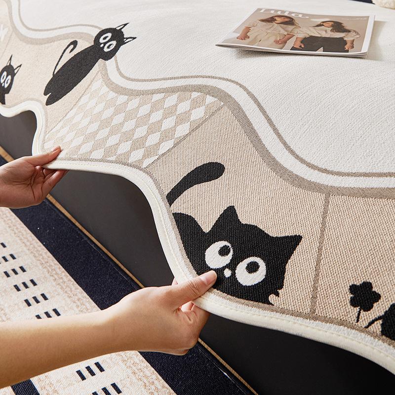 One-Piece Straight Sofa Cushion Dopamine Non-Slip Sofa Cover New Special-Shaped Four-Season Universal Sofa Cushion