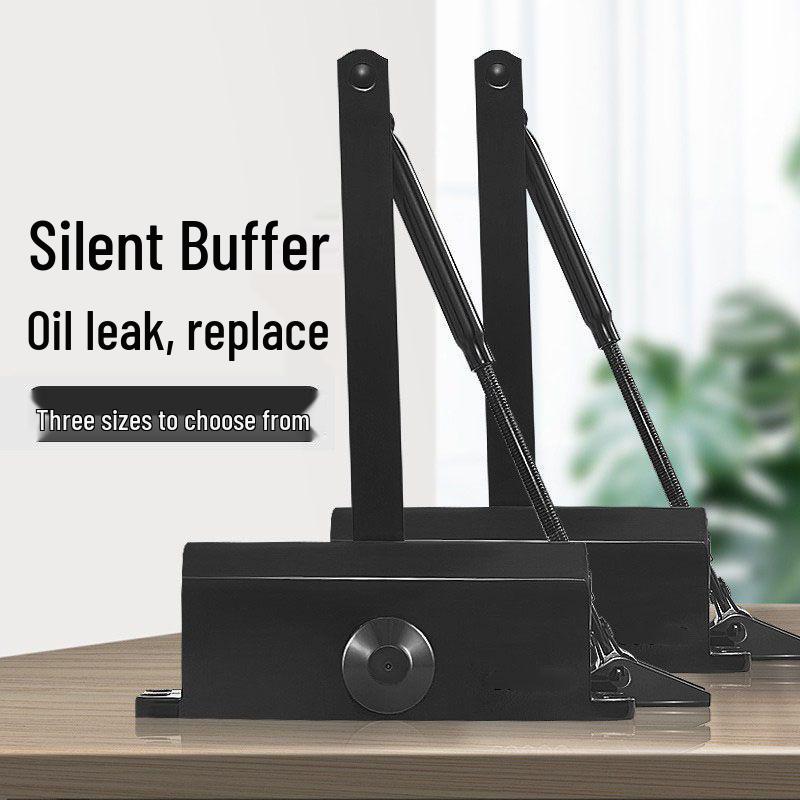 Silent Hydraulic Fireproof Door Closer with Auto Damping & Push-Pull Function