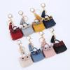 Owl Keychain Mini Bag Cute Cartoon Multi Color Small Purse with Studs Gift Pendant for Women Girls Car Keychain Cute Keychain