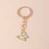 Lovely Enamel Duck Keychain Rings for Women Men Handbag Pendant Cartoon Animal Key Rings Car Key Holder DIY Jewelry Gift