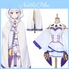 Stunning Emilia Dress Cosplay Set Featuring Gorgeous Wig For Halloween And Anime Events