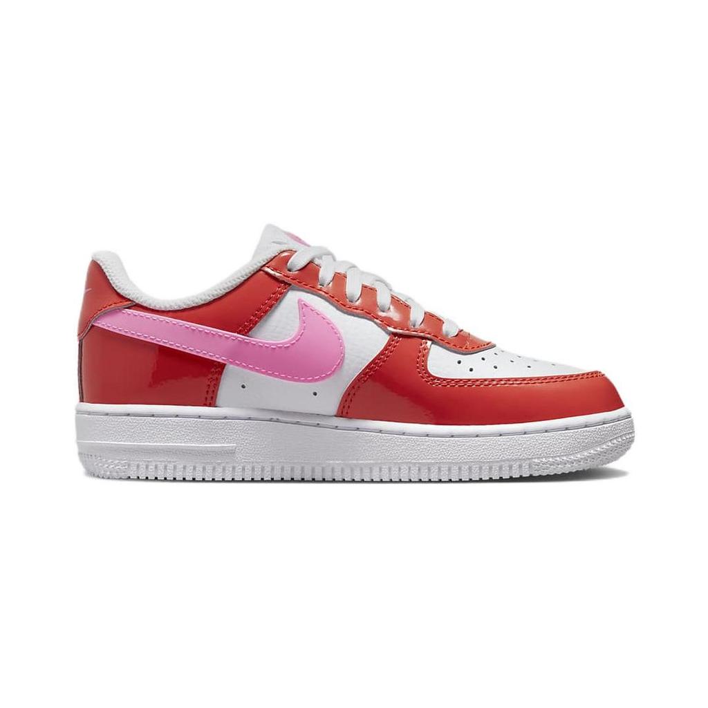 Nike Force 1 Low PS Valentines Day 2023 Kids Sneakers Red Picante-Red White FD1032-600