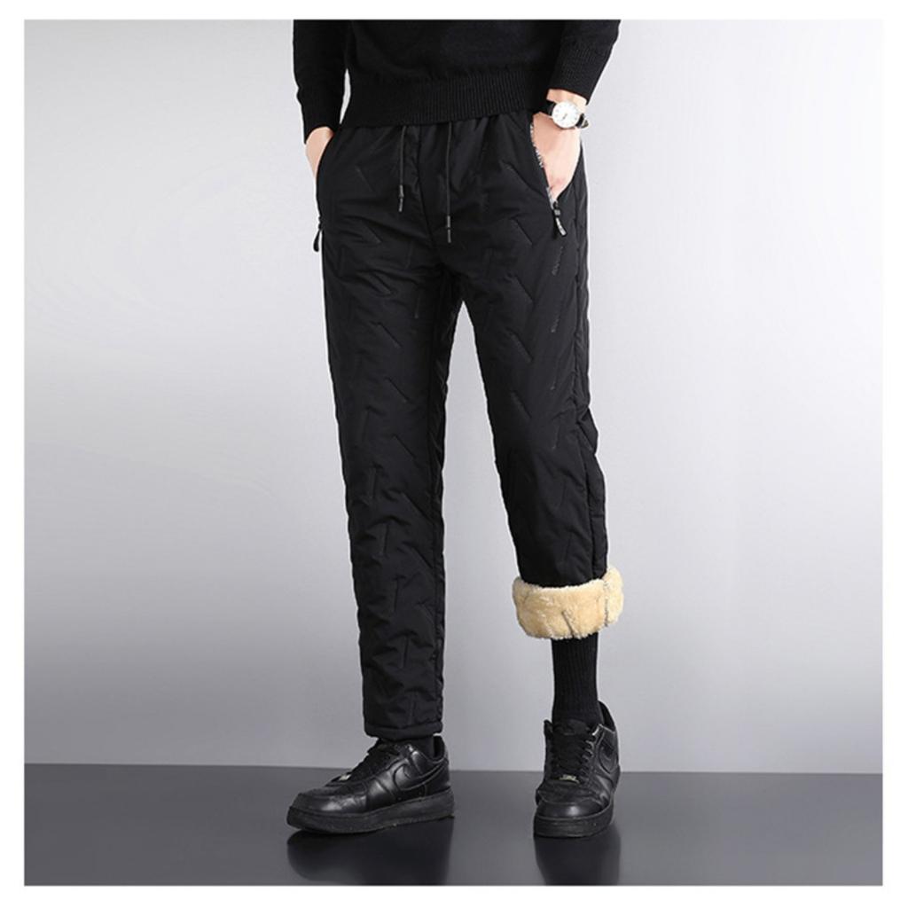 Men's, Cotton Pants, Thick, Windproof Pants, Warm Pants, Plush Pants, Casual Pants, Loose Pants, Leggings