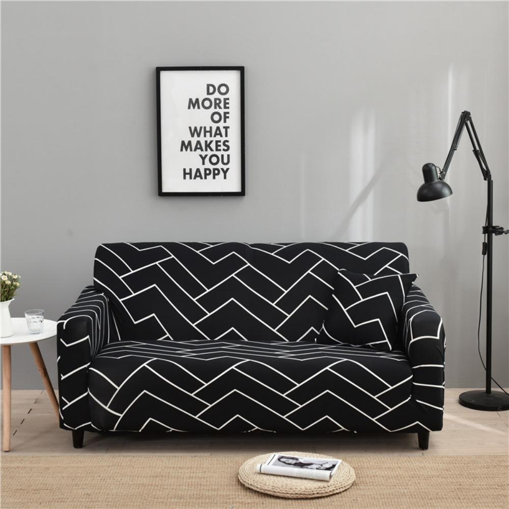 Universal Stretchable Couch Cover Set for Single Double Triple Seater Sofa Full Coverage Slipcovers