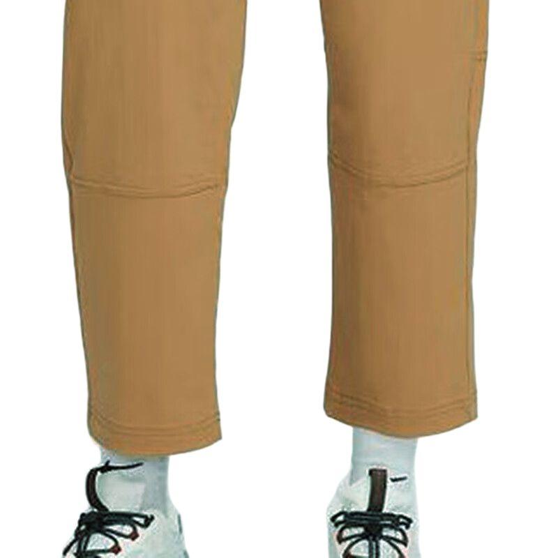 Nike Solid Color Breathable Versatile Mid-Rise Straight Leg Casual Pants Women Bottoms Orange FQ3059-224