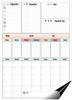 Magnetischer Planer Für Den Kühlschrank - Kalender & Aufgaben-Tafel + Stift Und Einkaufslisten-Notizblock Mit Magnet