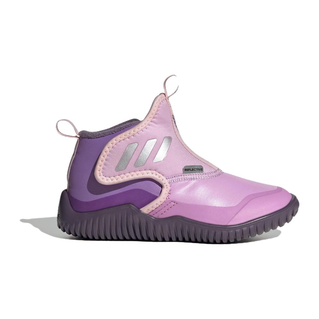 Adidas Rapidazen Slip-On Plush Warm Comfortable Stylish Shock Absorbing Wear-Resistant Mid-Top Casual Shoes Kids Casual Shoes Purple IG7820