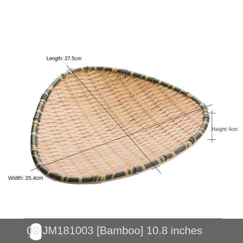 Imitation Bamboo Plate Personalized Creative Tableware  Long Plate Fried Food  Fried Skewer Dustpan Fruit Plate