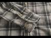 Men's Retro Khaki Plaid Corduroy Shirt - Spring/Fall Classic with Long Sleeves