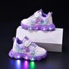 Kids' Cartoon Luminous Sports Shoes - Spring/Autumn 2025 Princess-Style Comfortable Casual Running Sneakers