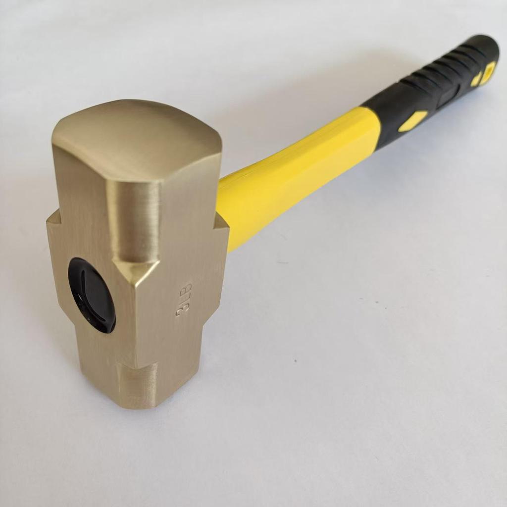Spark-Free Copper Alloy Hammer: Explosion-Proof, Brass/Red Copper Hammerhead