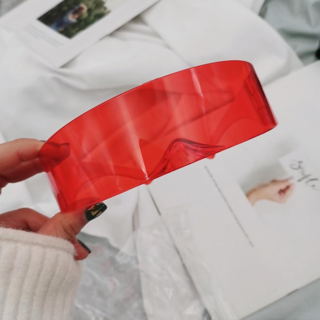 Sense of Science and Technology Integrated Women Men Sunglasses Laser Eyeglasses Mirrored Lens Eyewear Unisex Sun Glasses