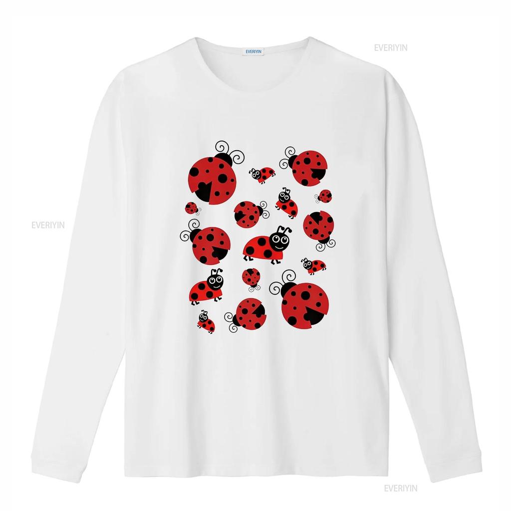 Adorable Ladybugs Everywhere T shirt vintage Washed Unisex homme Soft Casual Stretched Breathable Stylish graphic