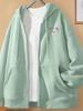 Women's Korean-Style Hooded Cardigan: Heavyweight Spring/Autumn Jacket for Students