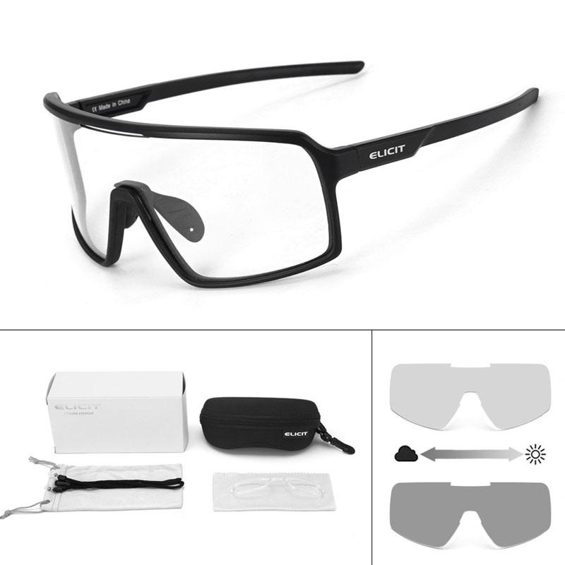 

27 г Солнцезащитные очки для велоспорта Мужские Женские TR90 Легкие очки UV400 Спорт на открытом воздухе MTB Очки для горного велосипеда Фотохромные очки