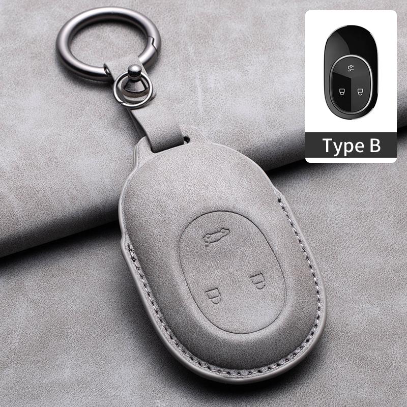 For NIO ALL Series Multi-styles Car Smart Key Case Cover Key Pack Remote Protection Sleeve Buckle/Rope Auto Special Accessories