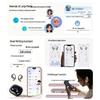 Newmine CT15 Bluetooth-Headset mit Ohrbügel, KI-Übersetzung und ENC-Geräuschunterdrückung