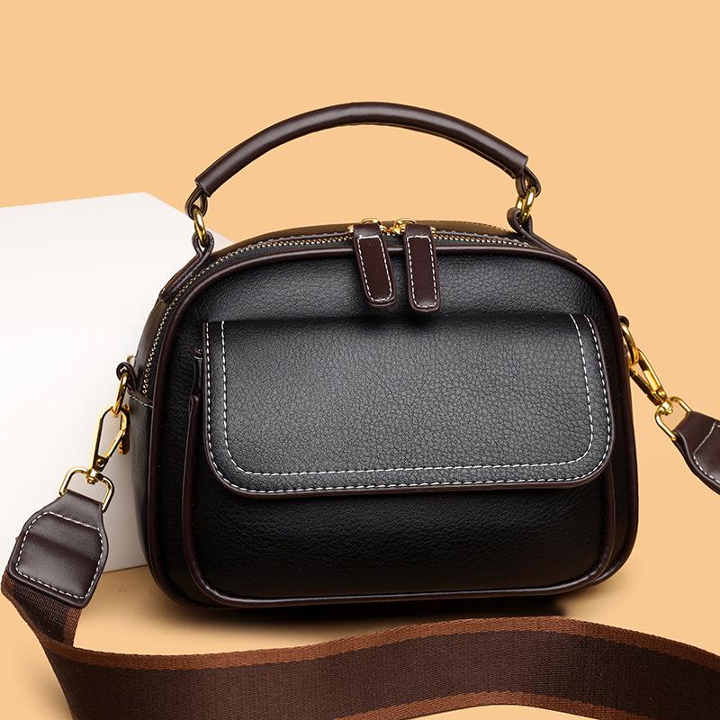 

Classic Multi-layer Texture Small Square Bag Summer Style Women s Crossbody Bag Simple and Versatile Shoulder Bag Large Capacity Small Bag чёрный