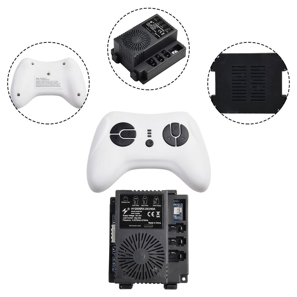 Receiver For Children\'s Electric Car 2.4G Transmitter HY2005RX-24V 40A Rectangular Receiver For Children's Electric Vehicles