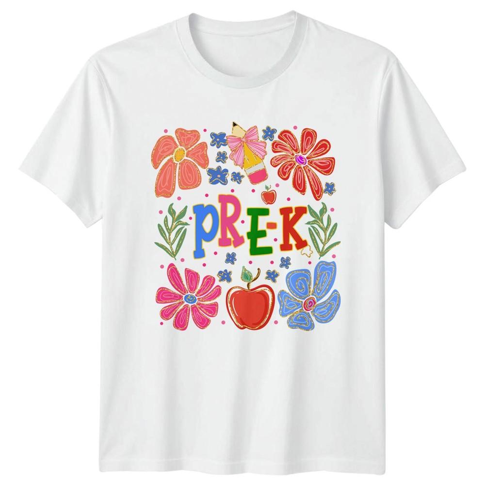 PreK Unisexs TShirt PreK Education Back To School Gift For Her S