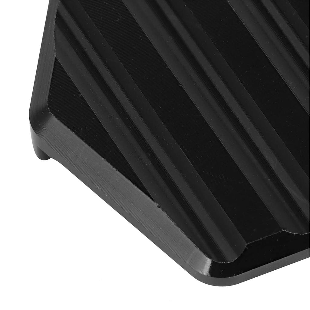 Motorcycle Kickstand Pad, Akozon Multicolor Anti-Slip CNC Aluminum Alloy Side Stand Plate Pad Fit