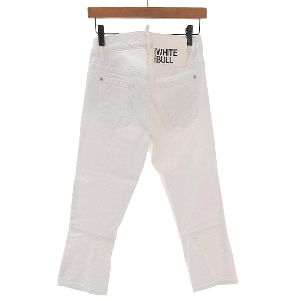 Dsquared2 Beautiful Dsquared2 Distressed Denim Pants Bottoms for Women, White, Size 36 Bottoms 36 whiteUsed