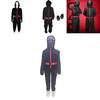 Squid Game Cosplay Jumpsuit For Children Featuring Nylon Blend Material