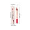 Zephoco Zweifarbiger Spiegel-Lipgloss - Feuchtigkeitsspendend, Seidiges Rotbraun & Nude-Rosa