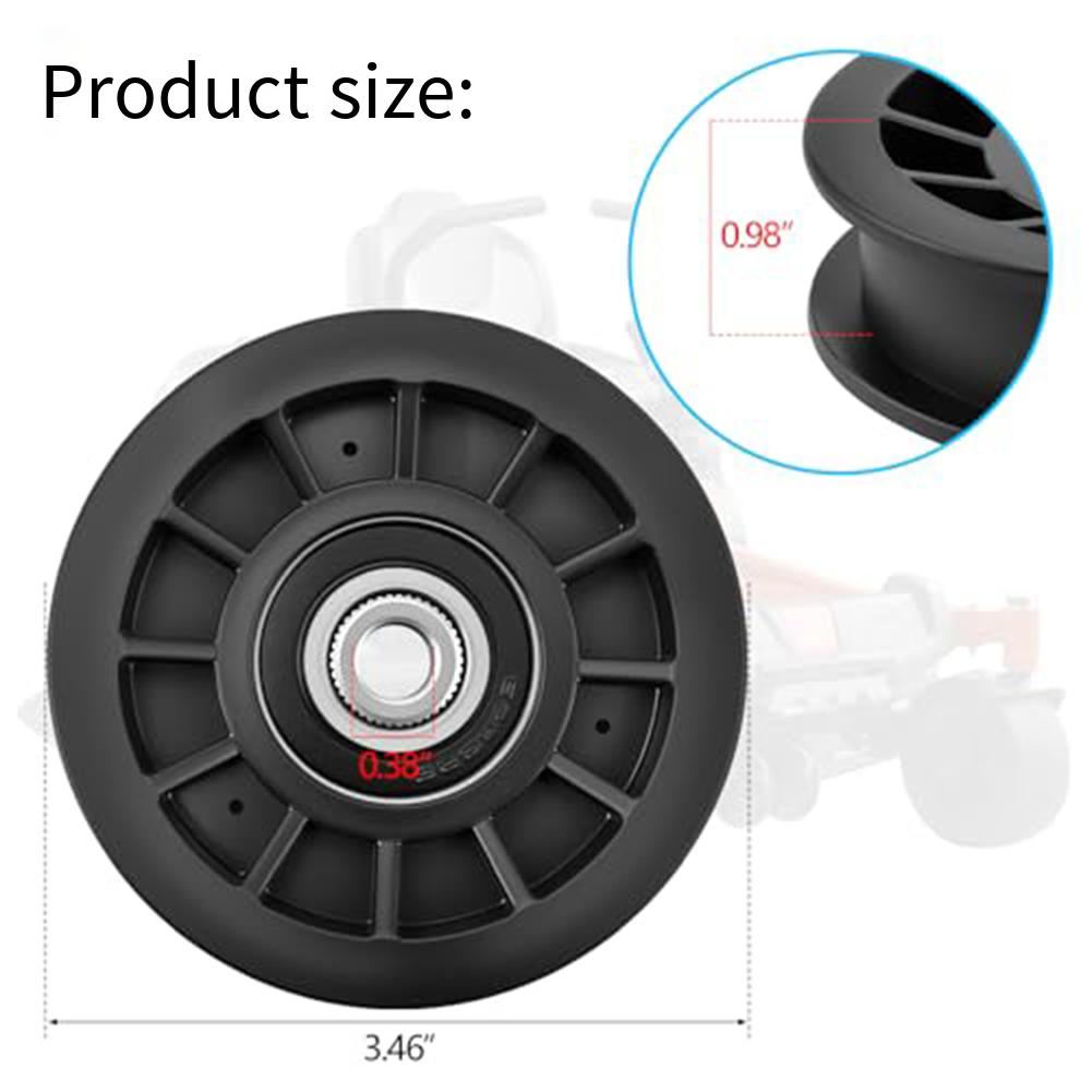 Drive Idler Pulley And Drive Belt Kit Compatible With Z254F 539110411 539110311 Lawn Mower Garden Power Tools Accessories
