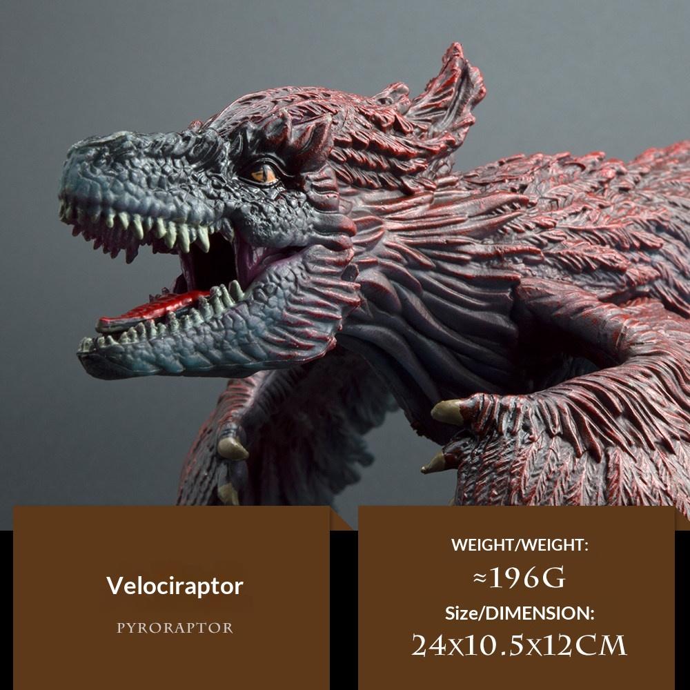 

Dilopho Large Solid Realistic Dilophosaurus Dinosaur Model Jurassic Hard Rubber Hand Figure Desktop Ornament For Collectors