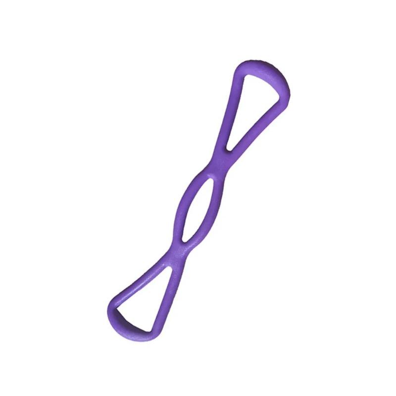 Expansor Peitoral de 8 Palavras Borracha de Resistência Elástico Músculo TPR Exercício Tubo de Treino Tensão Esportes Exercício Yoga Faixa de Resistência