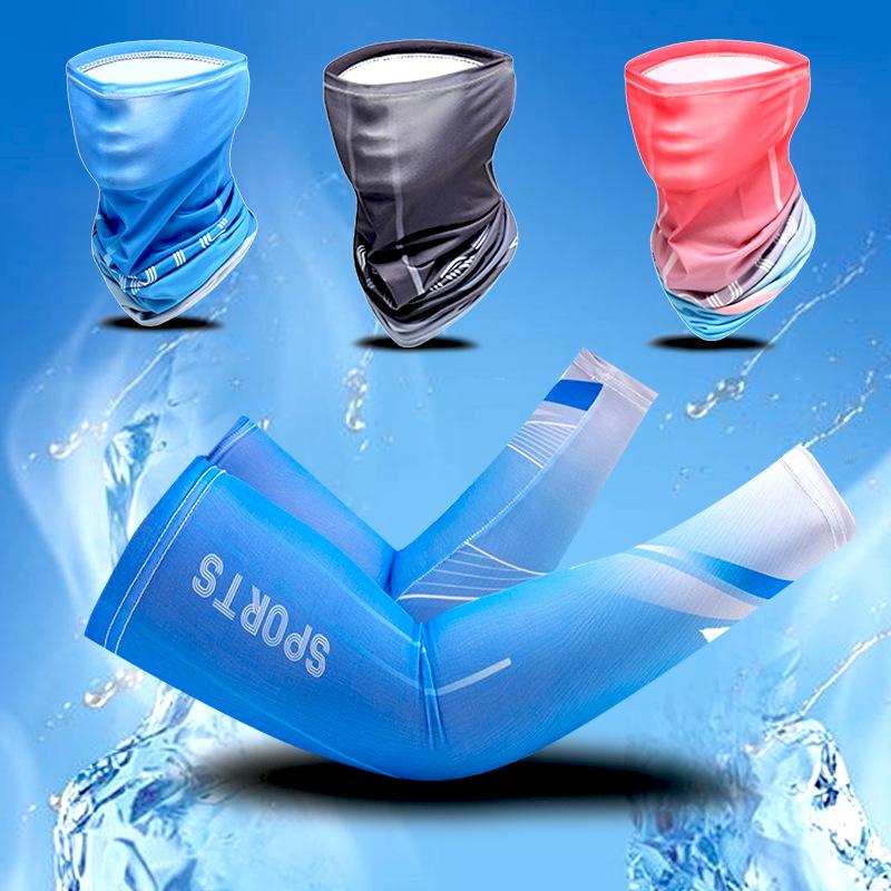 Sonnenschutz Eisärmel Herren Sommerärmel Armschützer Eisseidenhandschuhe