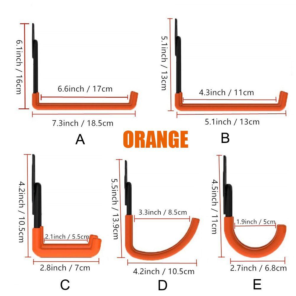 Bike Heavy Duty Steel Hanger Rack Organizer Tool Garage Storage Hooks Wall Mounted Holder