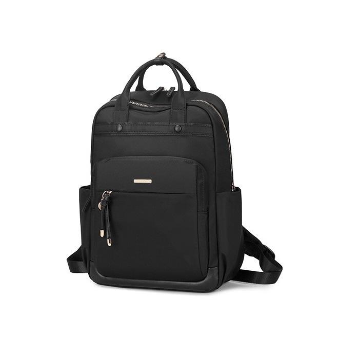 

Ladies Laptop Handbag Multi-compartment Commuter Backpack Nylon Backpack M чёрный