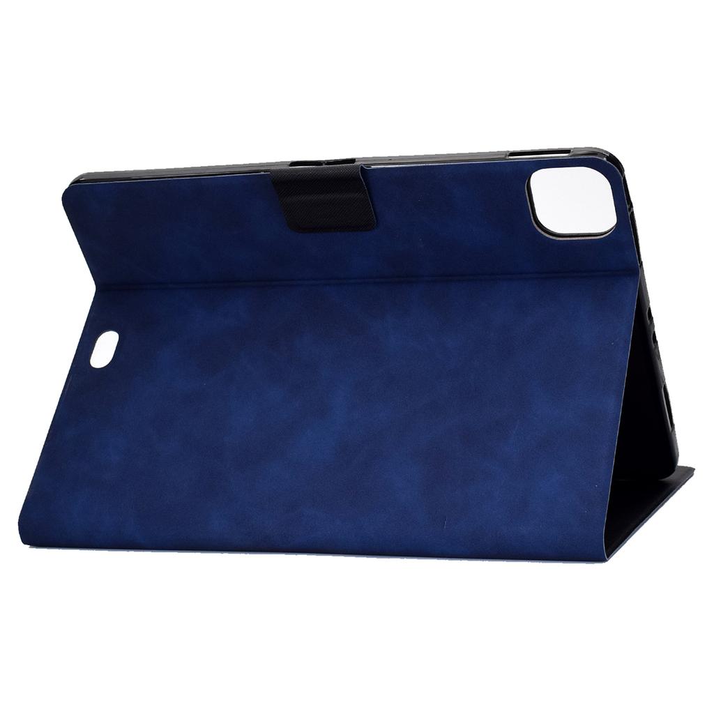 Dla iPada Pro 11 (2024) Etui Skórzane Teksturowane Skóra Krowia Pokrowiec na Tablet Widok Wielokątny