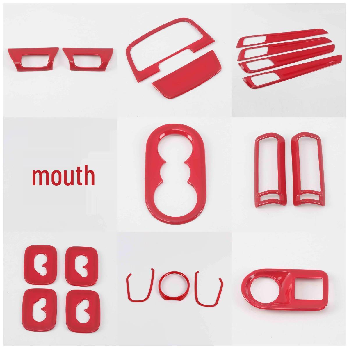 

Porsche Cayenne Red Interior Glass Switch & Console Sticker Set