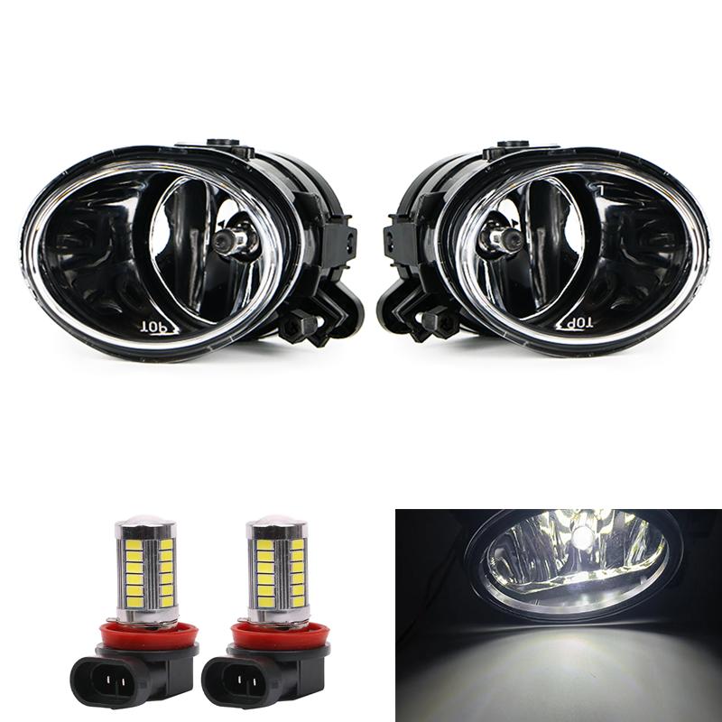 Fog Lamp Assembly With Bulb For E46 M3 2002-2006 For E39 M5 2001-2003 Front Bumper Light Anti Fog Light 63177894017 63177894018