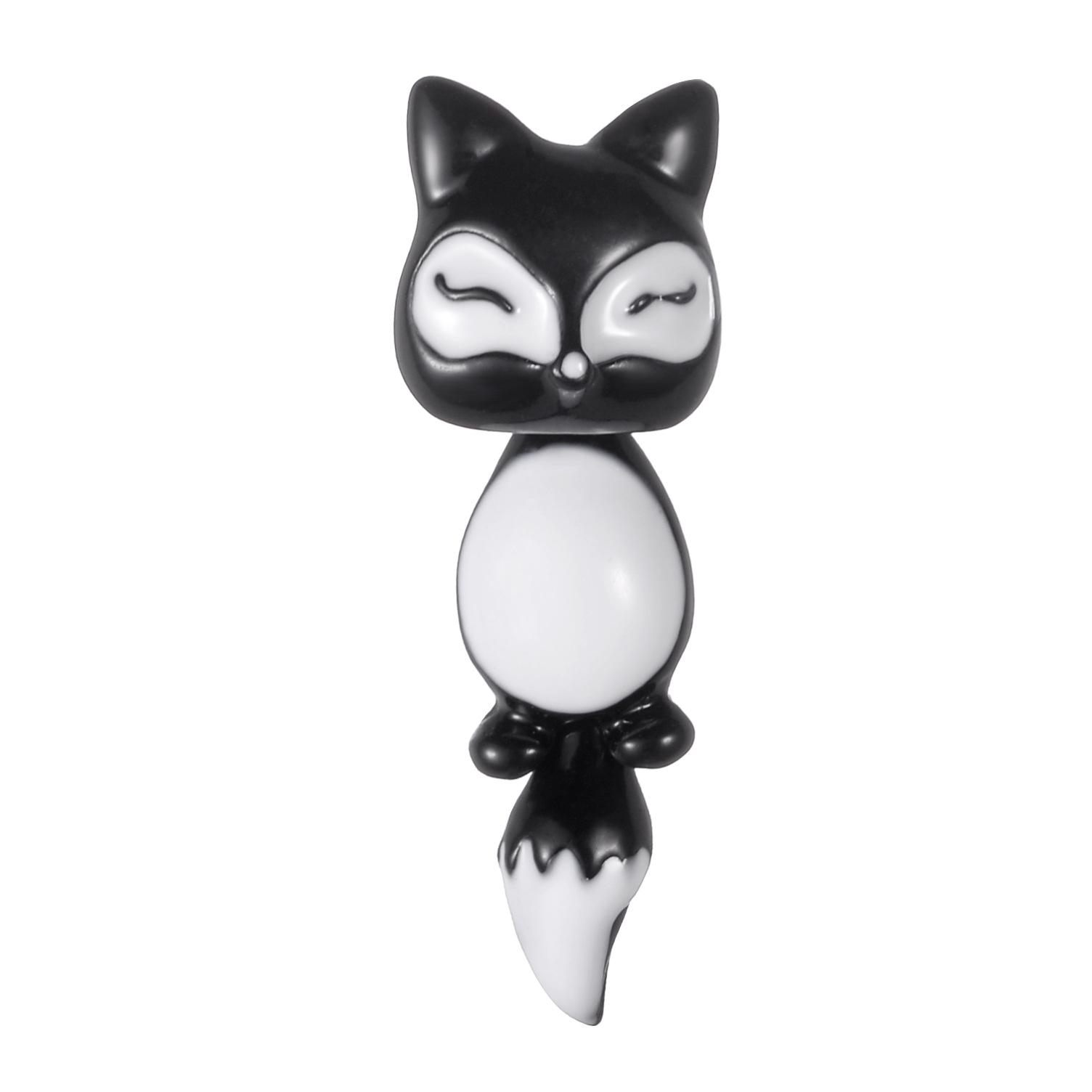 European  American Fashion Spray Paint Fox Earrings - New Style