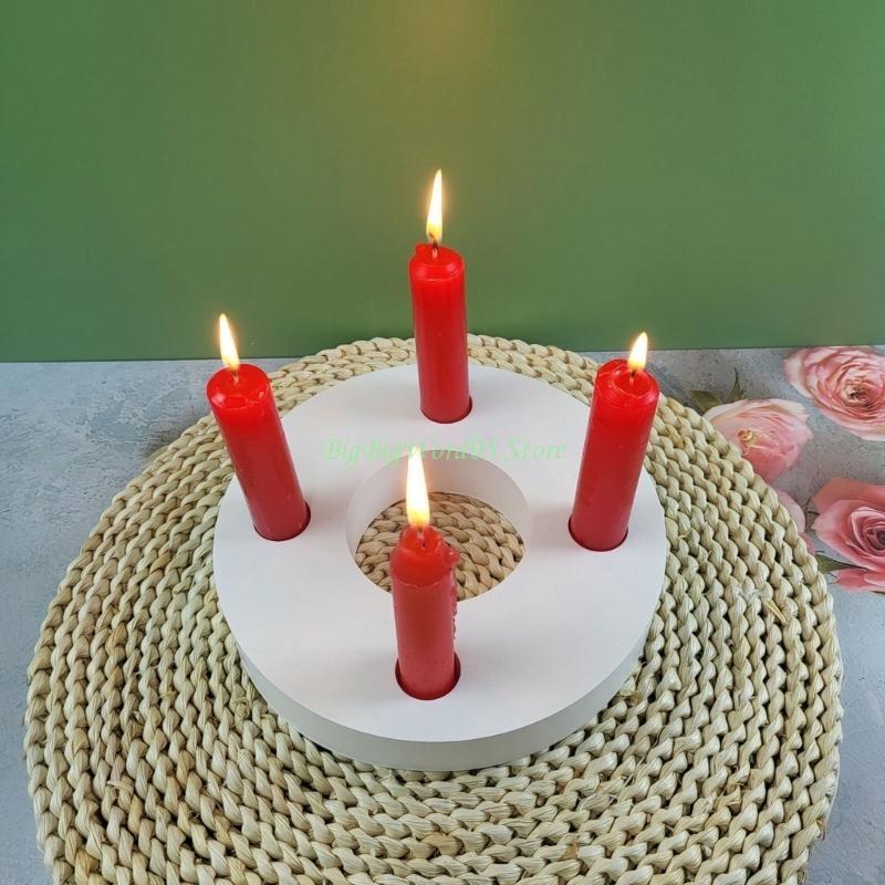 24TE 4 Hole Holder Base Molds Round Stand Base Molds