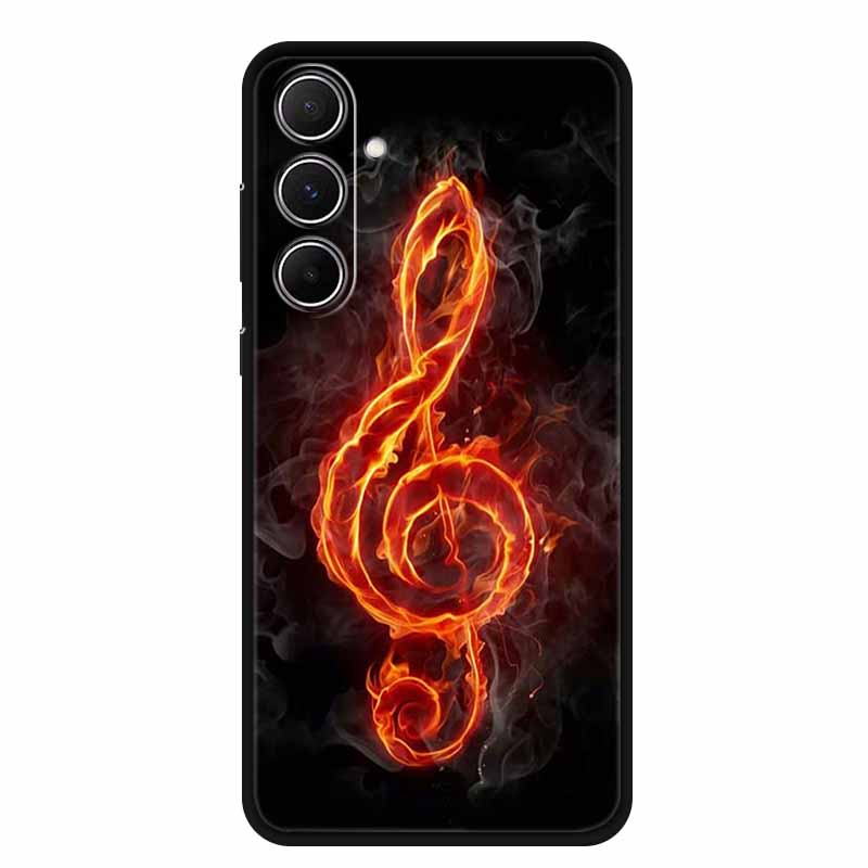 For Samsung Galaxy A55 5G Case Animals Soft Silicone TPU Phone Cases Back Cover For SamsungA55 Wolf Protector Cute Girl Shell