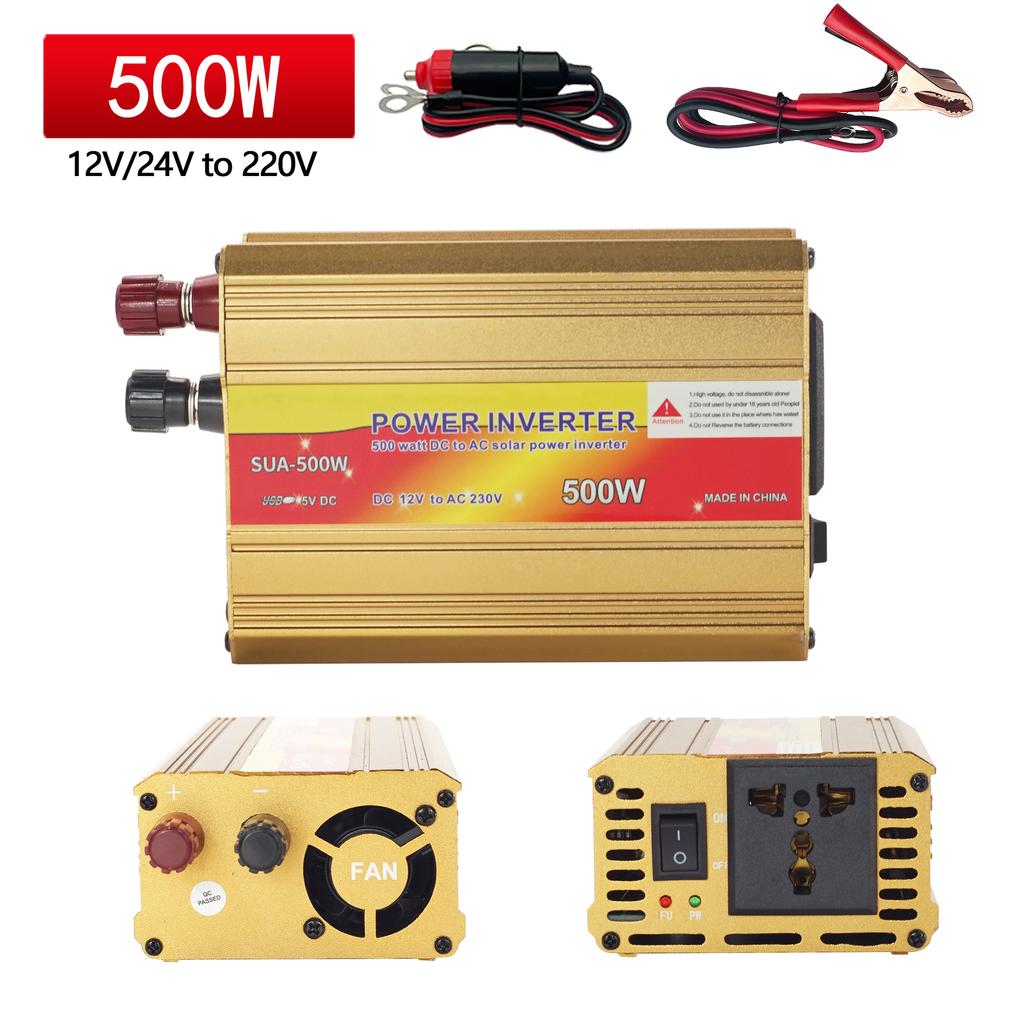 Inverter Household Truck 12V To 220V Power Converter Converter Booster Solar Energy