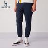 HAZZYS Men's Solid Color Sporty Jogger Casual Pants