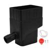 Rainwater Collection System Professional UV Resistant Downspout Diverter Kit for Outdoor Garden Lawn Rain Water Diverter Kit