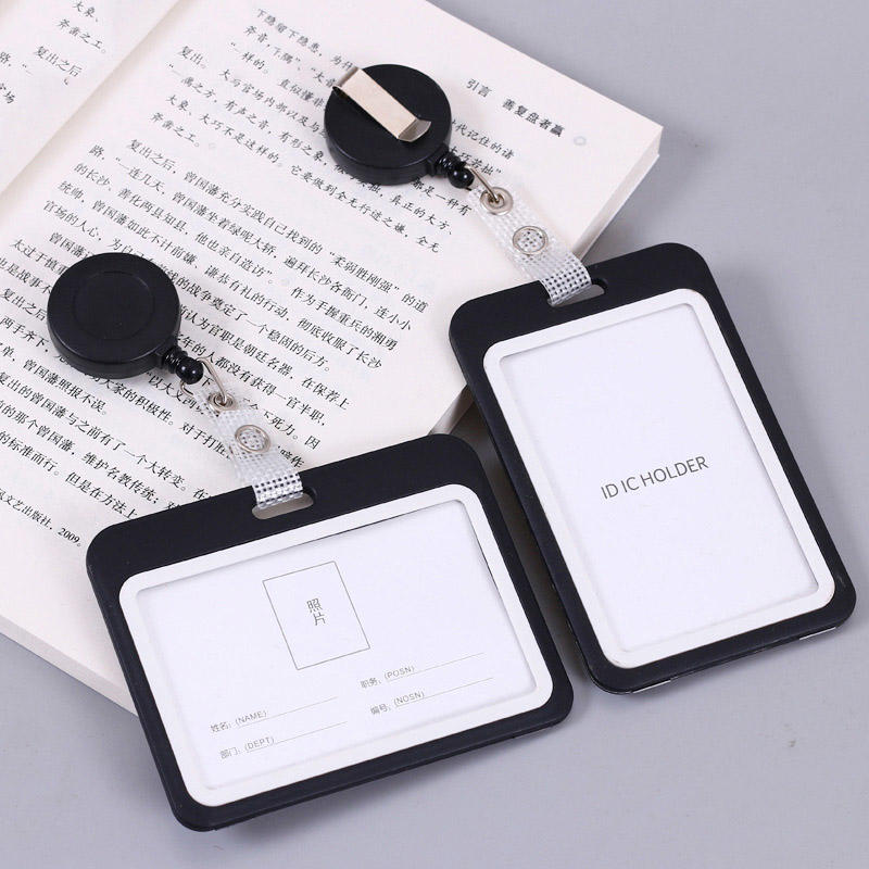 Employee Plastic Credit Card ID Cover Case Work Identity Badge Bag Women Men Holders2025 NEW2025 NEW