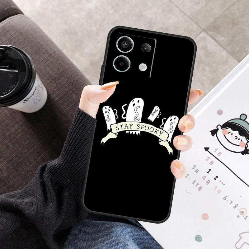 

Жуткий чехол-призрак на Хэллоуин для Xiaomi Redmi Note 13 9 10 11 12 14 15 Pro Plus Чехол для Redmi 15 C 12C 13C 14C 10C Redmi 15C 4G